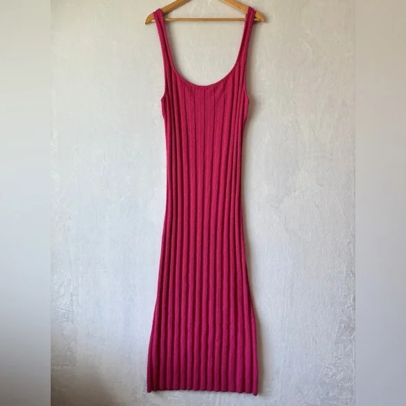 Free People Beach Santos Pink Maxi Dress XL - Picture 2 of 12